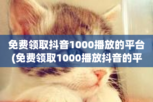 免费领取抖音1000播放的平台(免费领取1000播放抖音的平台)