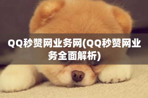 QQ秒赞网业务网(QQ秒赞网业务全面解析)-第1张图片-ZBLOG