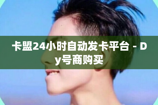 卡盟24小时自动发卡平台 - Dy号商购买