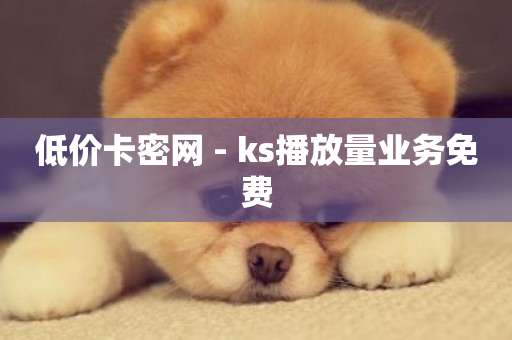 低价卡密网 - ks播放量业务免费-第1张图片-ZBLOG