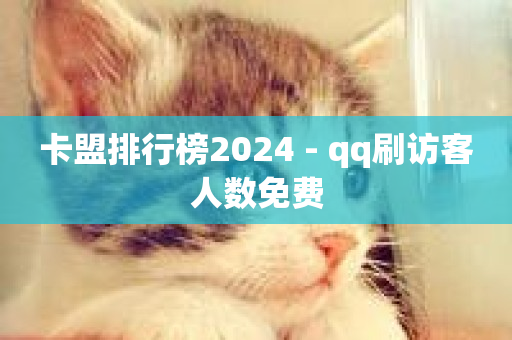 卡盟排行榜2024 - qq刷访客人数免费