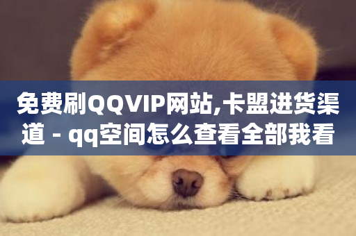 免费刷QQVIP网站,卡盟进货渠道 - qq空间怎么查看全部我看过谁 - 快手业务平台网站官网