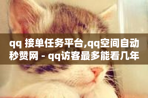 qq 接单任务平台,qq空间自动秒赞网 - qq访客最多能看几年 - 快手一元一万粉丝是真的吗-第1张图片-ZBLOG