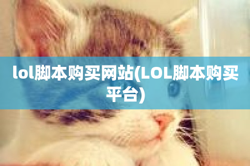 lol脚本购买网站(LOL脚本购买平台)-第1张图片-ZBLOG