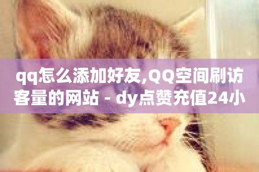 qq怎么添加好友,QQ空间刷访客量的网站 - dy点赞充值24小时到账 - 天使卡盟-第1张图片-ZBLOG