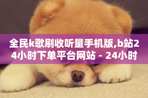 全民k歌刷收听量手机版,b站24小时下单平台网站 - 24小时全网最低价 - 粉丝平台业务网-第1张图片-ZBLOG