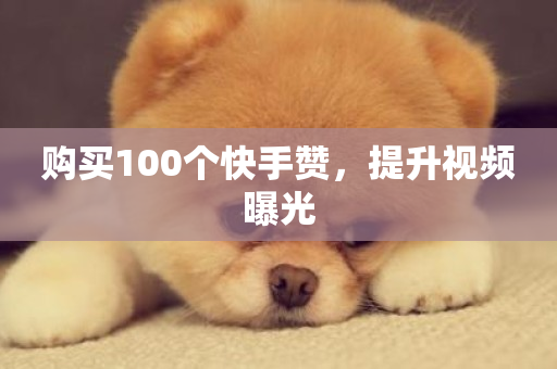 购买100个快手赞，提升视频曝光-第1张图片-ZBLOG