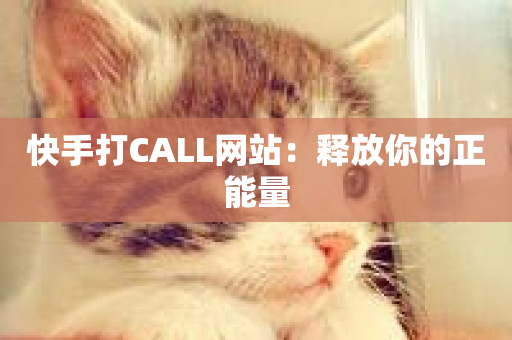 快手打CALL网站：释放你的正能量