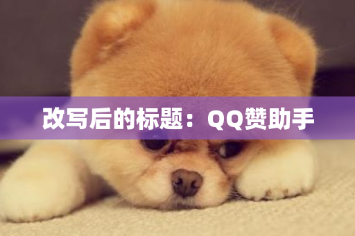 改写后的标题：QQ赞助手-第1张图片-ZBLOG