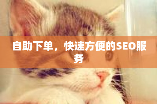 自助下单，快速方便的SEO服务