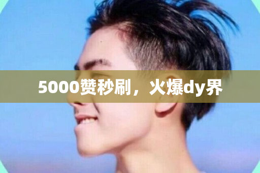 5000赞秒刷，火爆dy界-第1张图片-ZBLOG