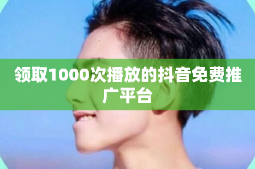 领取1000次播放的抖音免费推广平台-第1张图片-ZBLOG