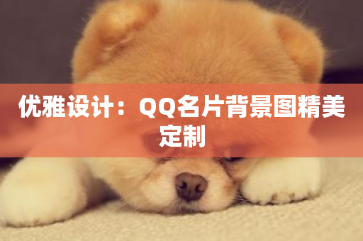 优雅设计：QQ名片背景图精美定制-第1张图片-ZBLOG