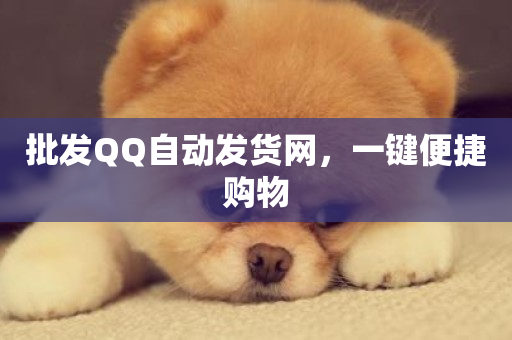 批发QQ自动发货网，一键便捷购物-第1张图片-ZBLOG