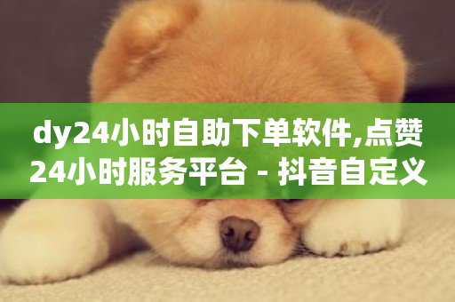 dy24小时自助下单软件,点赞24小时服务平台 - 抖音自定义评论业务 - 抖音作品低价24小时平台-第1张图片-ZBLOG