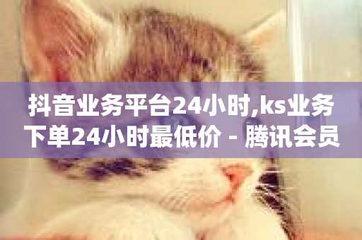 抖音业务平台24小时,ks业务下单24小时最低价 - 腾讯会员0.1元开通 - qq如何快速弄几万个赞主页