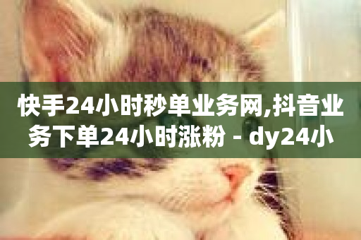 快手24小时秒单业务网,抖音业务下单24小时涨粉 - dy24小时自助业务下单超稳定 - 快手24小时购买平台