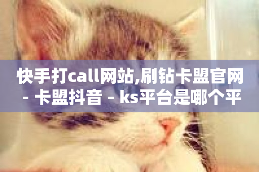 快手打call网站,刷钻卡盟官网 - 卡盟抖音 - ks平台是哪个平台