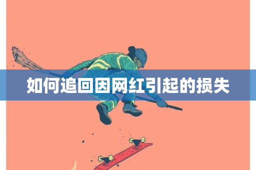 如何追回因网红引起的损失-第1张图片-ZBLOG