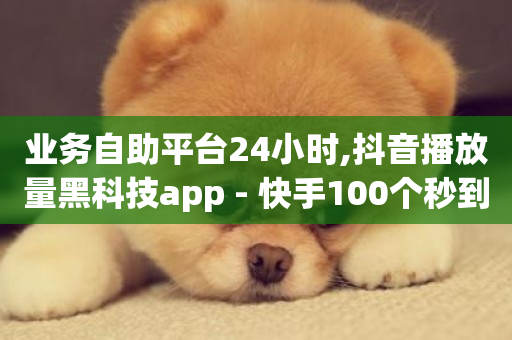 业务自助平台24小时,抖音播放量黑科技app - 快手100个秒到张 - 第一卡盟排行榜