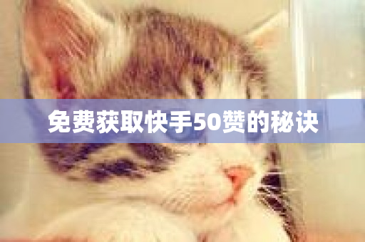 免费获取快手50赞的秘诀-第1张图片-ZBLOG