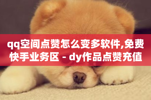 qq空间点赞怎么变多软件,免费快手业务区 - dy作品点赞充值 - 快手抖音点赞链接-第1张图片-ZBLOG