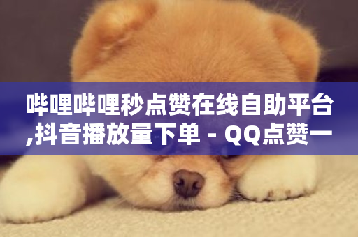 哔哩哔哩秒点赞在线自助平台,抖音播放量下单 - QQ点赞一万一毛的免费软件有哪些 - 自助下单云商城-第1张图片-ZBLOG