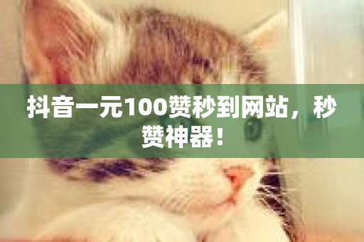 抖音一元100赞秒到网站，秒赞神器！-第1张图片-ZBLOG