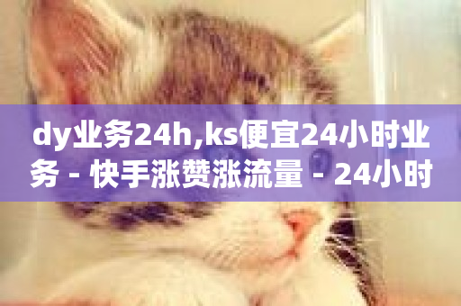 dy业务24h,ks便宜24小时业务 - 快手涨赞涨流量 - 24小时下单平台最低价-第1张图片-ZBLOG