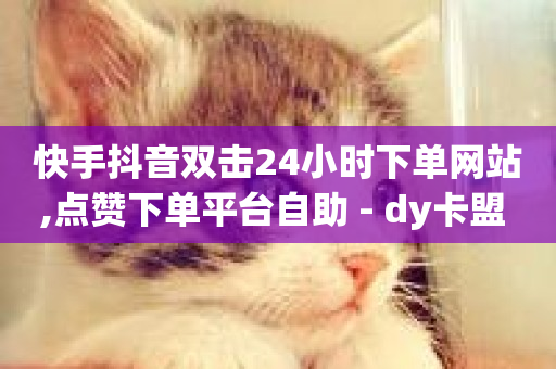 快手抖音双击24小时下单网站,点赞下单平台自助 - dy卡盟 - 抖音业务低价自助平台超低价