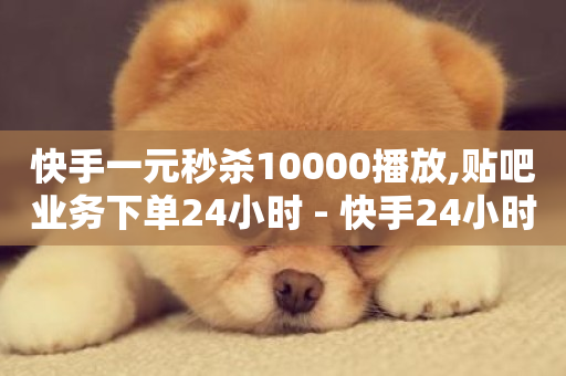 快手一元秒杀10000播放,贴吧业务下单24小时 - 快手24小时双击免费 - 快手双击24小时在线-第1张图片-ZBLOG