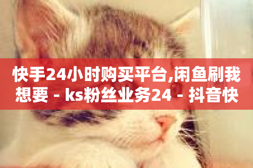 快手24小时购买平台,闲鱼刷我想要 - ks粉丝业务24 - 抖音快手自助服务-第1张图片-ZBLOG