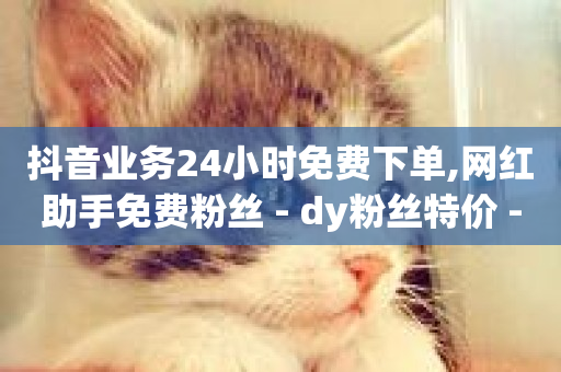 抖音业务24小时免费下单,网红助手免费粉丝 - dy粉丝特价 - 快手增加点赞数量的网站-第1张图片-ZBLOG