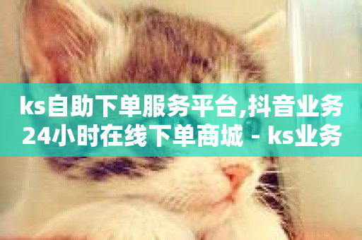 ks自助下单服务平台,抖音业务24小时在线下单商城 - ks业务推广 - 卡盟低价自助下单网易云