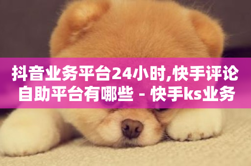 抖音业务平台24小时,快手评论自助平台有哪些 - 快手ks业务 - 自助QQ点赞低价