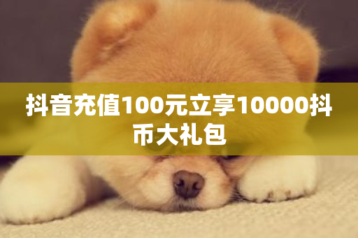 抖音充值100元立享10000抖币大礼包-第1张图片-ZBLOG