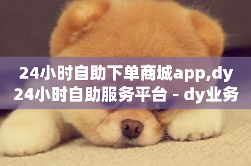 24小时自助下单商城app,dy24小时自助服务平台 - dy业务低价自助下单软件 - 抖音业务下单24小时低价-第1张图片-ZBLOG