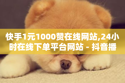 快手1元1000赞在线网站,24小时在线下单平台网站 - 抖音播放量在哪里买最便宜 - 24小时自助卡密商城