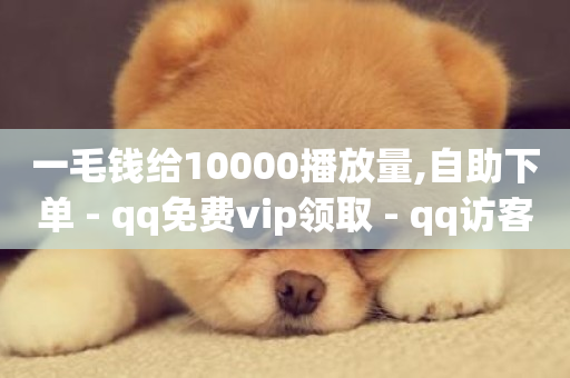 一毛钱给10000播放量,自助下单 - qq免费vip领取 - qq访客量增加网站-第1张图片-ZBLOG