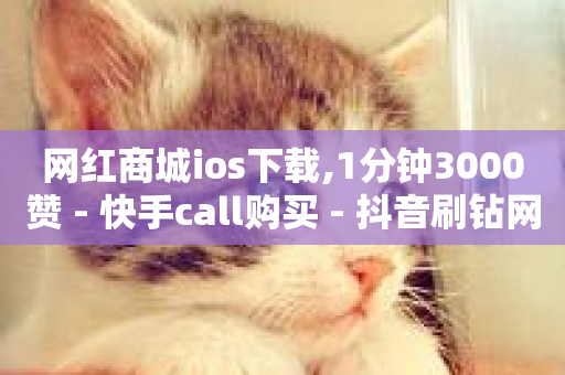 网红商城ios下载,1分钟3000赞 - 快手call购买 - 抖音刷钻网站全网最低价啊