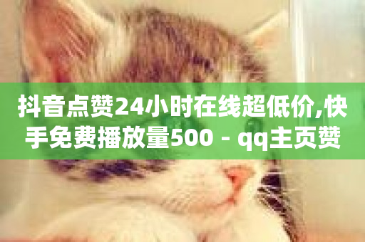 抖音点赞24小时在线超低价,快手免费播放量500 - qq主页赞充值 - 快手免费涨热度入口