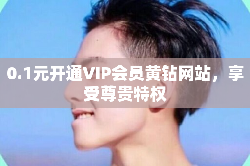 0.1元开通VIP会员黄钻网站，享受尊贵特权