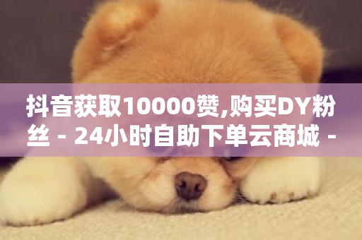 抖音获取10000赞,购买DY粉丝 - 24小时自助下单云商城 - 卡盟低价自助下单会员-第1张图片-ZBLOG