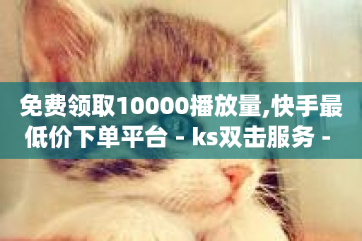 免费领取10000播放量,快手最低价下单平台 - ks双击服务 - qq空间业务网