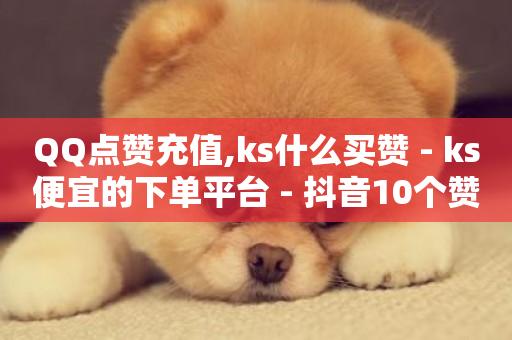 QQ点赞充值,ks什么买赞 - ks便宜的下单平台 - 抖音10个赞自助下-第1张图片-ZBLOG