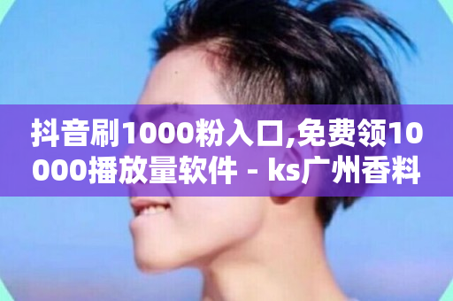 抖音刷1000粉入口,免费领10000播放量软件 - ks广州香料有限公司 - 低价货源卡网辅助科技-第1张图片-ZBLOG