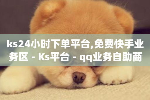 ks24小时下单平台,免费快手业务区 - Ks平台 - qq业务自助商城-第1张图片-ZBLOG