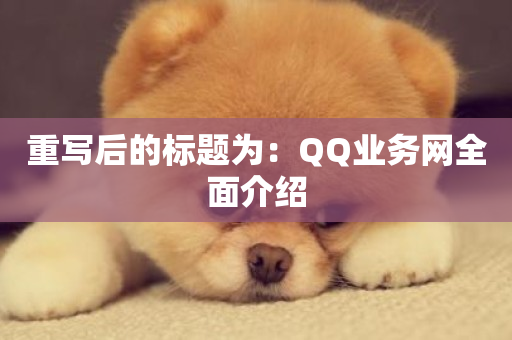 重写后的标题为：QQ业务网全面介绍-第1张图片-ZBLOG