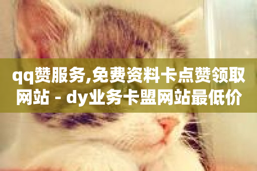 qq赞服务,免费资料卡点赞领取网站 - dy业务卡盟网站最低价 - 抖音快手点赞粉丝的网站-第1张图片-ZBLOG