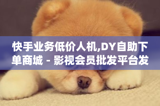 快手业务低价人机,DY自助下单商城 - 影视会员批发平台发卡网 - qq免费vip领取